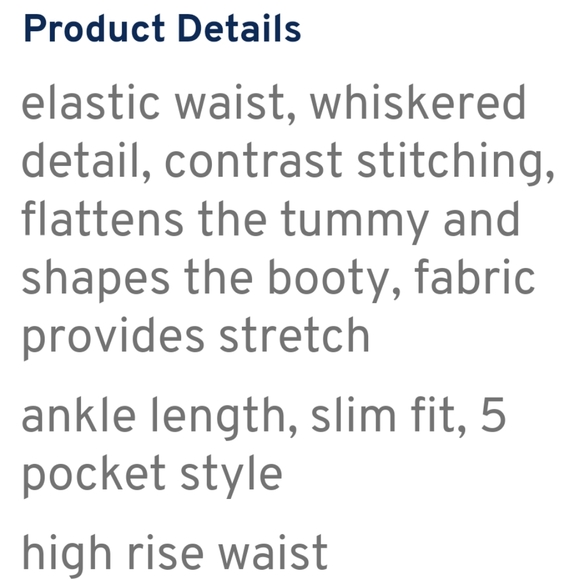 Nwt pull on sun worshiper Jeans by Levi's medium blue shaping - Picture 3 of 6